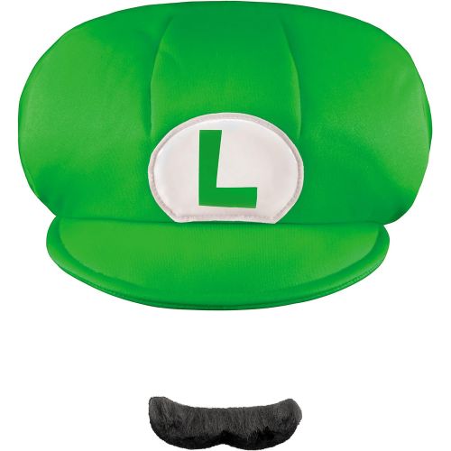  Disguise Kids Luigi Hat and Mustache Set