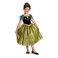 Disguise Disneys Frozen Anna Coronation Gown Deluxe Girls Costume