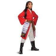 Disguise Mulan Girls Deluxe Hero Red Costume