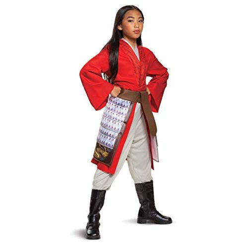  Disguise Mulan Girls Deluxe Hero Red Costume