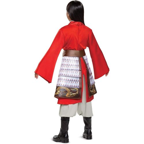  Disguise Mulan Girls Deluxe Hero Red Costume