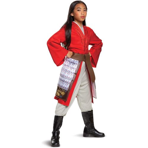  Disguise Mulan Girls Deluxe Hero Red Costume