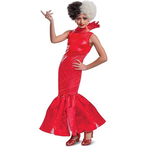  Disguise Cruella Tween Red Dress Costume