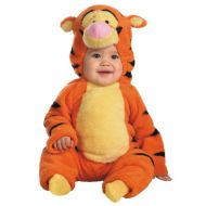 Disguise Tigger Deluxe Two Sided Plush Jumpsuit Costume Large (4 6), Orange