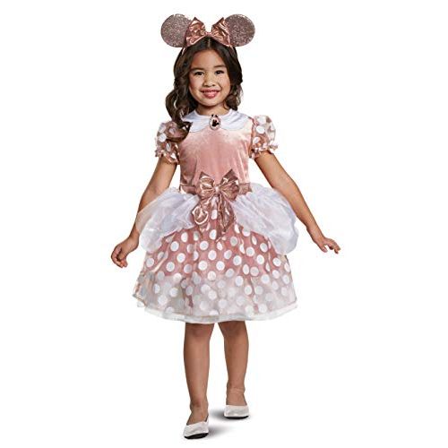  Disguise Rose Gold Minnie Mouse Classic Toddler Girl Costume