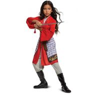 Disguise Mulan Costume for Girls, Disney Live Action Movie Hero Dress Up Character Outfit
