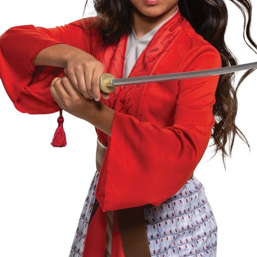  Disguise Mulan Costume for Girls, Disney Live Action Movie Hero Dress Up Character Outfit