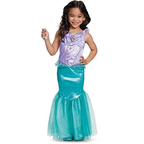  Disguise Disney Princess Little Mermaid Ariel Dress Deluxe Costume Medium 7 8