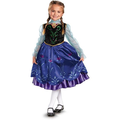  Disguise Disneys Frozen Anna Deluxe Girls Costume, 7 8