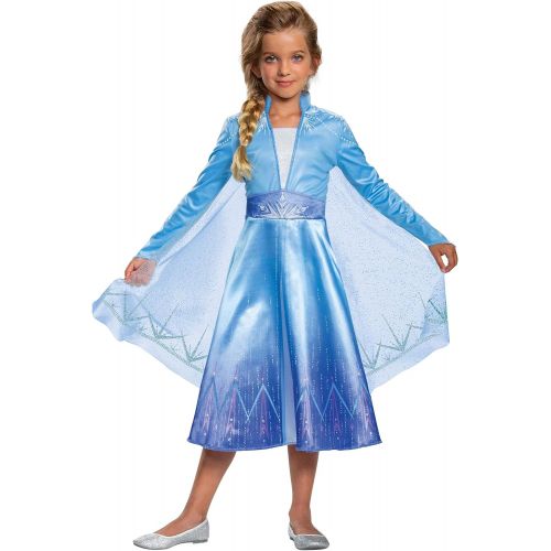  Disguise Deluxe Disney Frozen 2 Girls Elsa Costume