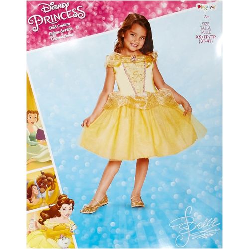  Disguise Belle Classic Disney Princess Beauty & The Beast Costume, One Color, X Small/3T 4T