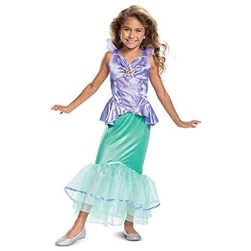  Disguise Little Mermaid Girls Ariel Classic Costume