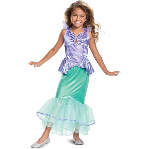  Disguise Little Mermaid Girls Ariel Classic Costume