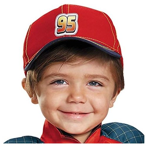  Disguise Cars 3 Lightning Mcqueen Classic Toddler Costume, Red, Small (2T)