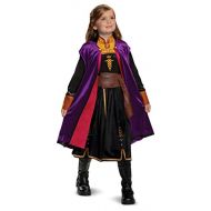 Disguise Disney Anna Frozen 2 Deluxe Girls Halloween Costume Purple, 3T 4T