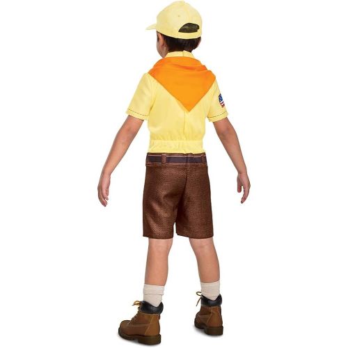  Disguise Russell from Up Costume, Disney Pixar Movie Inspired Character Outfit for Kids, Classic Child