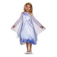 Disguise Disney Frozen 2 Elsa Costume for Girls, Classic Dress and Cape Outfit,