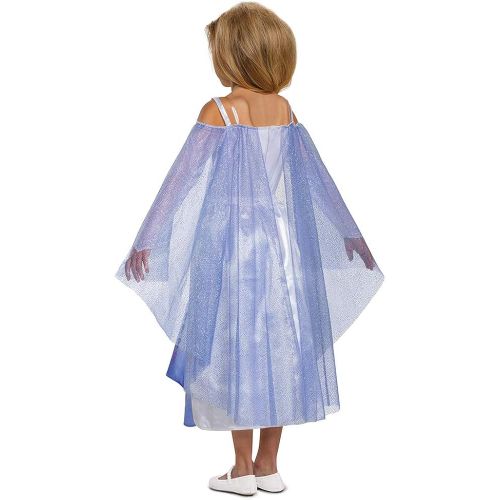  Disguise Disney Frozen 2 Elsa Costume for Girls, Classic Dress and Cape Outfit,