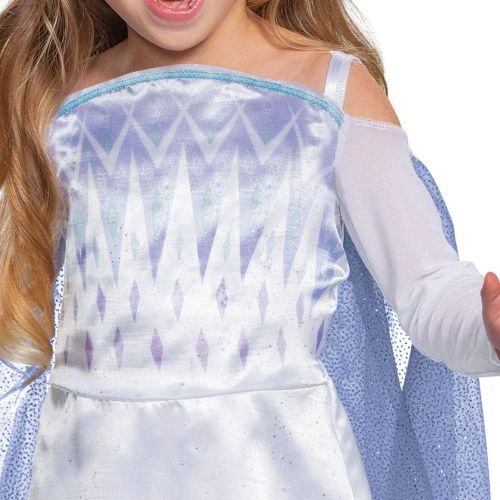  Disguise Disney Frozen 2 Elsa Costume for Girls, Classic Dress and Cape Outfit,