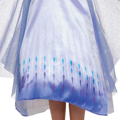  Disguise Disney Frozen 2 Elsa Costume for Girls, Classic Dress and Cape Outfit,