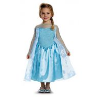 Disguise Disney Elsa Frozen Toddler Girls Costume, 3T 4T, Blue