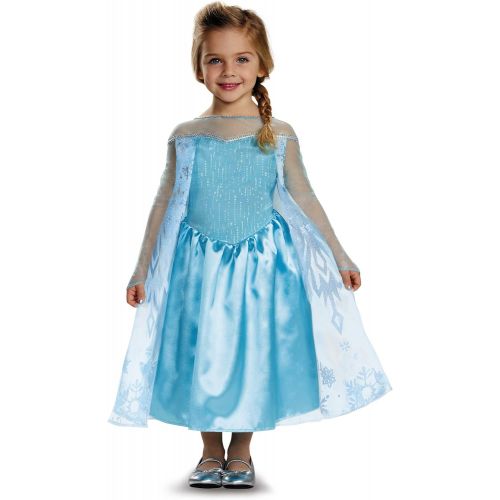  Disguise Disney Elsa Frozen Toddler Girls Costume, 3T 4T, Blue