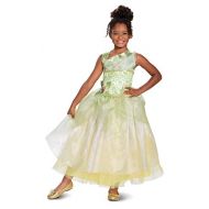 Disguise The Princess & The Frog Girls Deluxe Tiana Costume