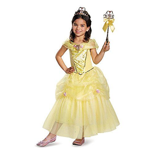  Disguise Disney Princess Belle Beauty & the Beast Deluxe Girls Costume