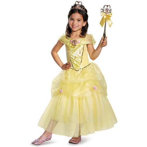  Disguise Disney Princess Belle Beauty & the Beast Deluxe Girls Costume