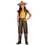 Disguise Raya Costume for Girls, Official Raya and the Last Dragon Costume for Kids, Disney Warrior Princess Costume
