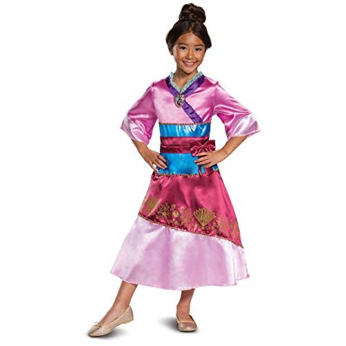  Disguise Disney Princess Mulan Costume Dress for Girls, Childrens Character Dress Up Outfit