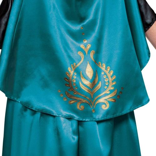  Disguise Disney Frozen 2 Anna Costume for Girls, Classic Dress and Cape Outfit