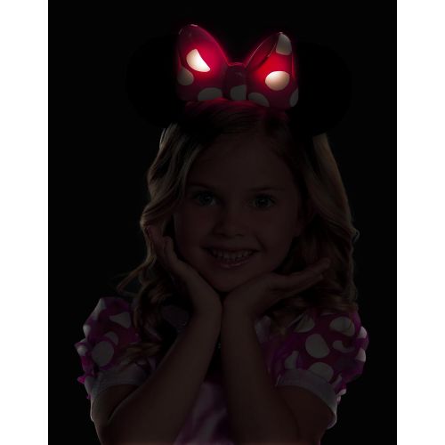  할로윈 용품Disguise Disneys Mickey Mouse Clubhouse Pink Minnie Mouse Light-Up Motion-Activated Toddler Costume, Small/2T