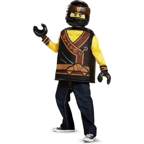  할로윈 용품Disguise Cole Lego Ninjago Movie Classic Costume, Yellow/Black, Large (10-12)