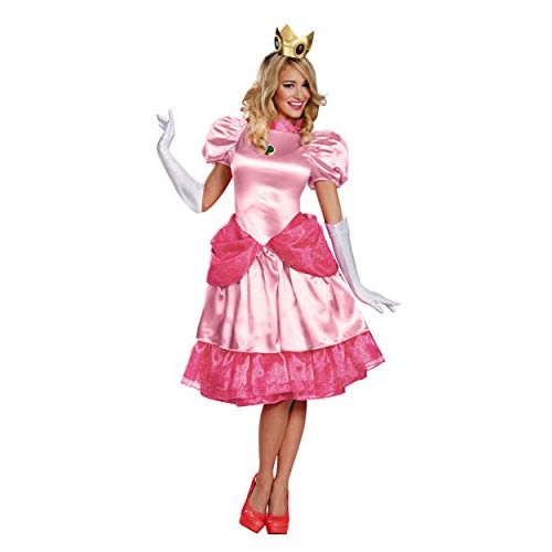  할로윈 용품Disguise Princess Peach Deluxe Adult Costume