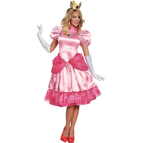  할로윈 용품Disguise Princess Peach Deluxe Adult Costume