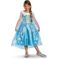 할로윈 용품Disguise Disneys Frozen Elsa Deluxe Girls Costume, 7-8