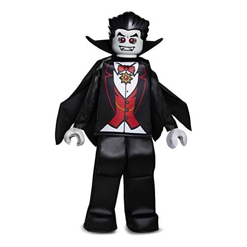  할로윈 용품Disguise Lego Vampire Prestige Costume, Black, Large (10-12)