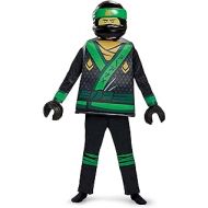 Disguise Lloyd Lego Ninjago Movie Deluxe Costume, Green, Small (4-6)