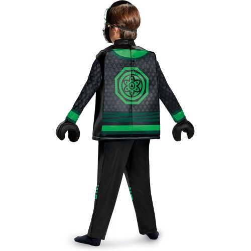  할로윈 용품Disguise Lloyd Lego Ninjago Movie Deluxe Costume, Green, Small (4-6)