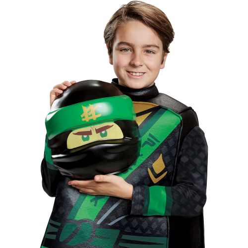  할로윈 용품Disguise Lloyd Lego Ninjago Movie Deluxe Costume, Green, Small (4-6)