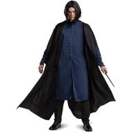 할로윈 용품Disguise Mens Harry Potter Severus Snape Deluxe Adult Costume, Black & Blue