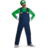 Disguise Super Mario Luigi Deluxe Mens Adult Costume