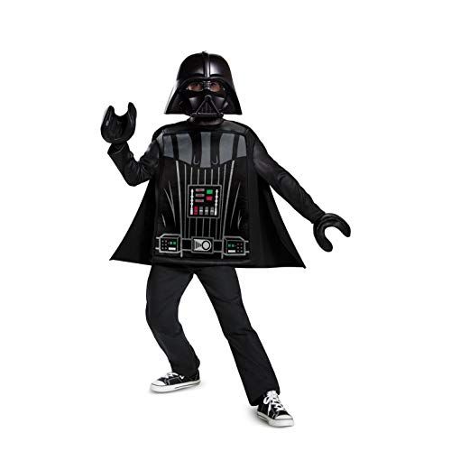  할로윈 용품Disguise Lego Darth Vader Costume for Kids, Classic Lego Star Wars Themed Childrens Character Outfit