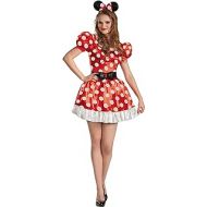할로윈 용품Disguise womens Disguise Red Minnie Mouse Classic Costume