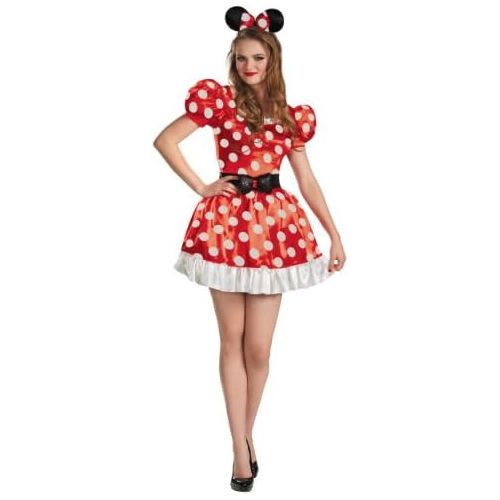  할로윈 용품Disguise womens Disguise Red Minnie Mouse Classic Costume