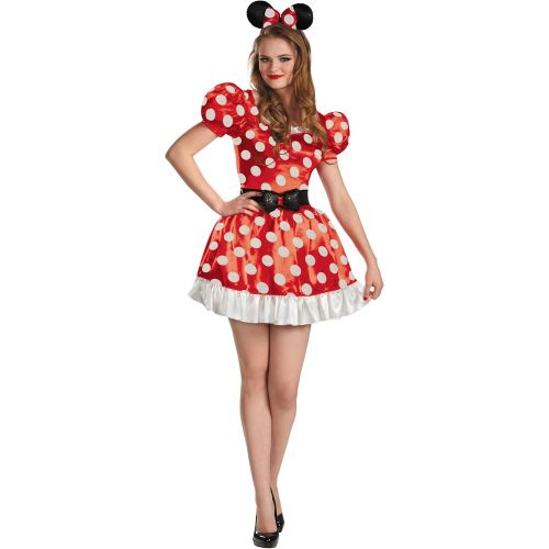  할로윈 용품Disguise womens Disguise Red Minnie Mouse Classic Costume