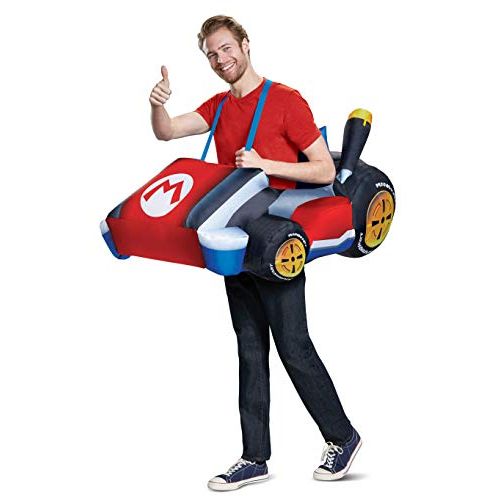  할로윈 용품Disguise Mario Kart Adult Inflatable Kart Costume