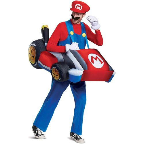  할로윈 용품Disguise Mario Kart Adult Inflatable Kart Costume