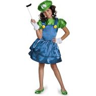 할로윈 용품Disguise Luigi Skirt Version Costume, Small (4-6x)